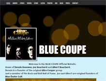 Tablet Screenshot of bluecoupeband.com